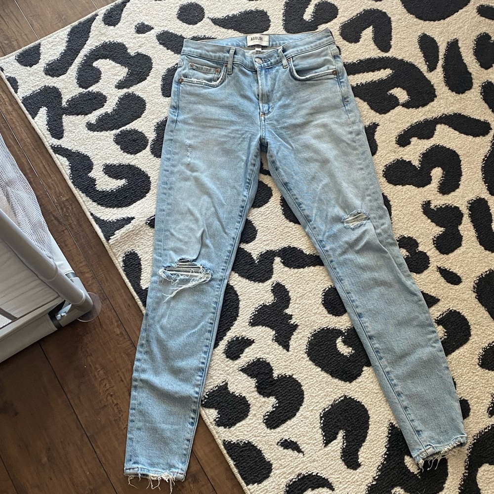 AGOLDE Distressed Skinny Jean
